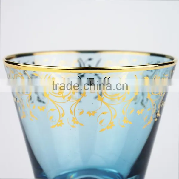 7.4 oz Fancy Wide Mouth Wine Glass Scotch Whiskey Rock Glass photo-3
