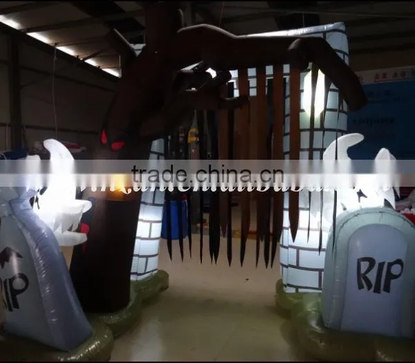 Outdoor Halloween Decorative Arches/ Inflatable Graveyard Archway photo-5