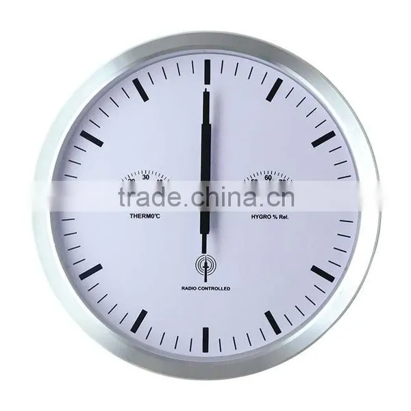 12 Inch Stainless Steel DCF Radio Controlled Wall Clock photo-2