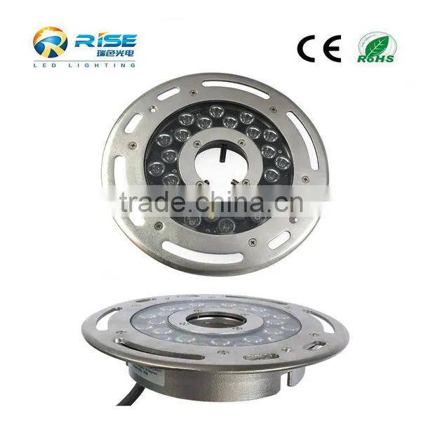 Fountain 18x3W RGB Full Color DMX 512 LED Fountain Light, 18x3W High Quality IP68 Stainless Steel LED Pond Pool photo-2