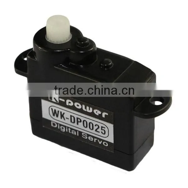 K-power P0025 rc Analog Plastic Gear Coreless Motor Micro Servo photo-2