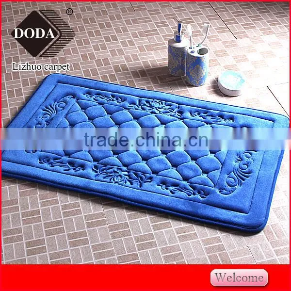 Nonslip Microfiber Bath Rug Printed Memory Foam photo-6
