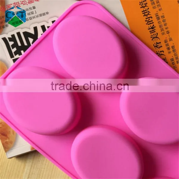 CTBED129 Handmade Soap Mold Flexible Rectangular Soap Silicone Mold Candle Making for Homemade Soap Craft photo-2
