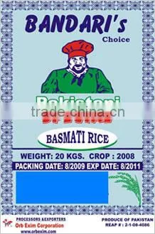 20 Kg BANDARI's Basmati Rice