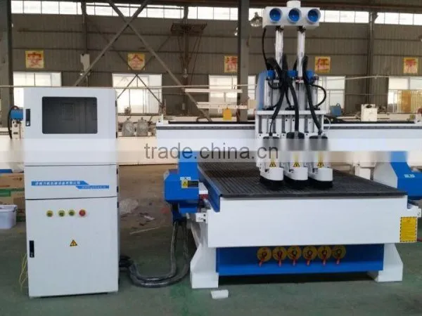 FLDM1325 Cnc Router Machine Cutting Wood With 3 Heads photo-6