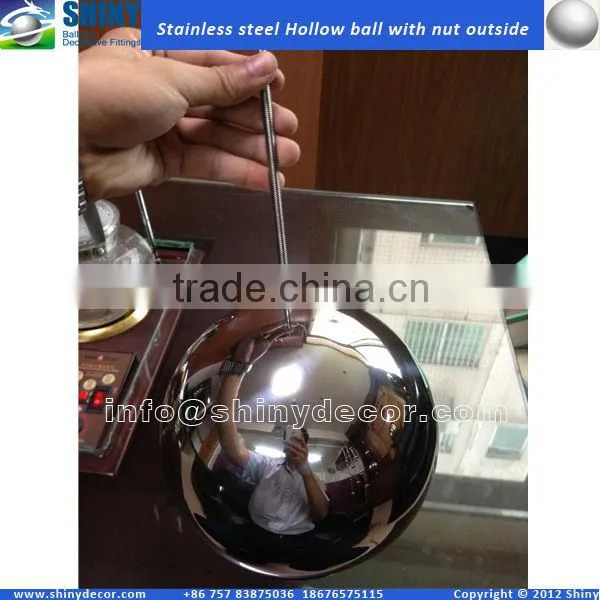 Stainless Steel Hollow Ball With Nut photo-2