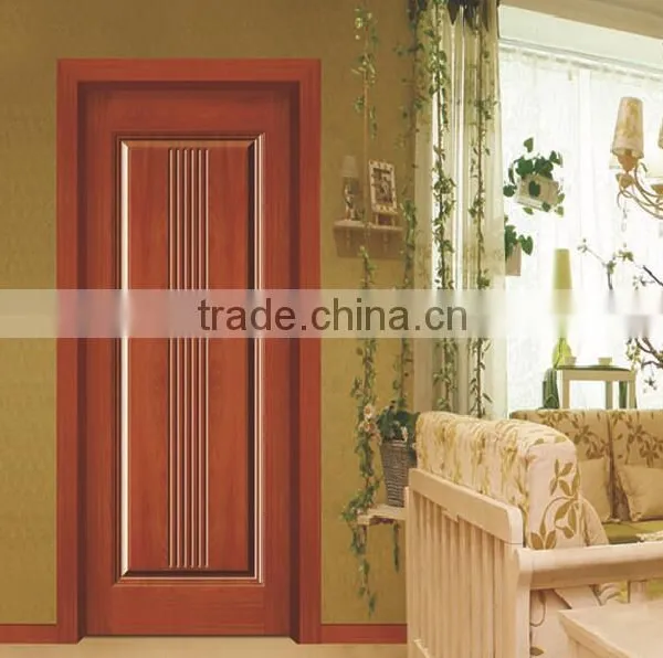 Veneer Engineered Computer Carved Coated Laminated Wood Door Design