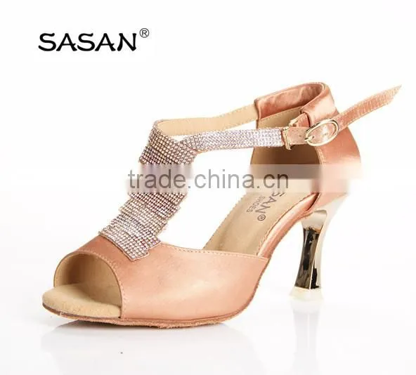 Rhinestone Salsa Dance Shoes Soical Dance Shoes S-131 photo-3