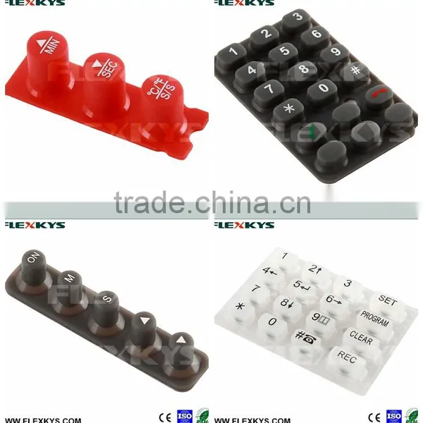 High Quality Durable Silicone Rubber Keypad for Cellphone photo-4