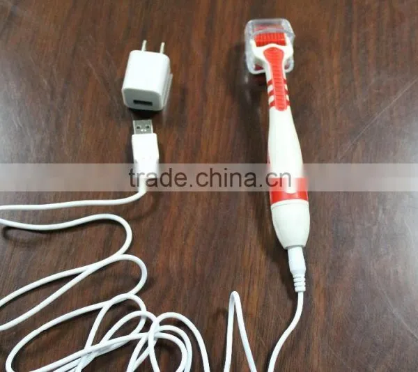 Vibrating and Changeable Heads LED Light Microneedle Dermaroller photo-4