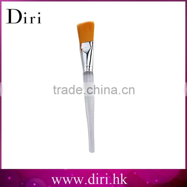 HOT Sell Clear Plastic Handle Synthetic Hair Facial Mask Brush photo-2