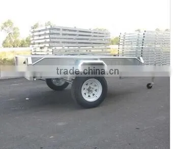 2016 Australia Hot Sales!!! 9x5ft High Quality Hot Dipped Galvanized Single Axle Heavy Duty Fully Welded Box Trailer photo-2