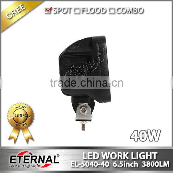 6.5in 40W High Power Offroad Motorcycle ATV UTV SUV Driving Light for Truck Trailer Tractor Harvester Agriculture Equipments photo-3