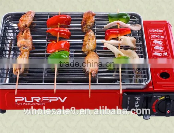 2015 Stainless Steel Portable Gas Bbq Grill for Camping photo-5