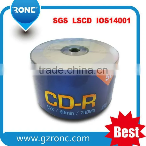 Blank CD-R 52X Factory Wholesale Recordable Silver CDR photo-2