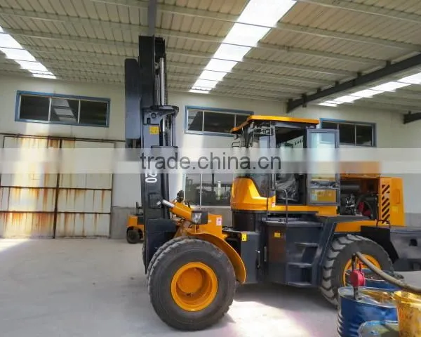 8-12ton Hydrostatic 4WD HONORSUN Rough Terrain Forklift photo-5