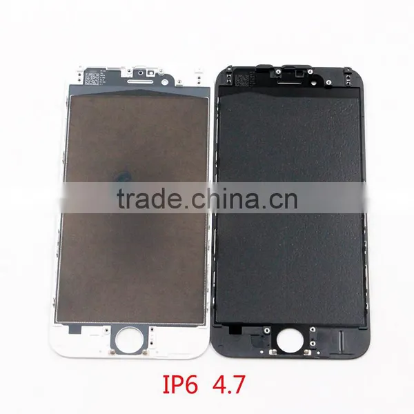 for Iphone 6 Glass With Frame Close to Original Green Film Glass With Logo Higher Frame photo-2