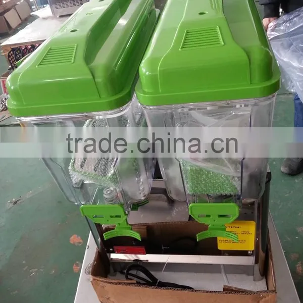 Green Color 12L 2 Tanks Beverage Cooler photo-4