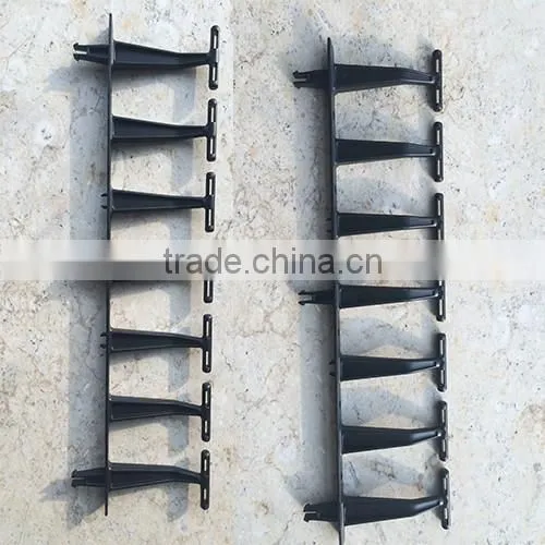 ABS Plastic Vertical Cable Management Ring With Clip Easy Installation photo-2