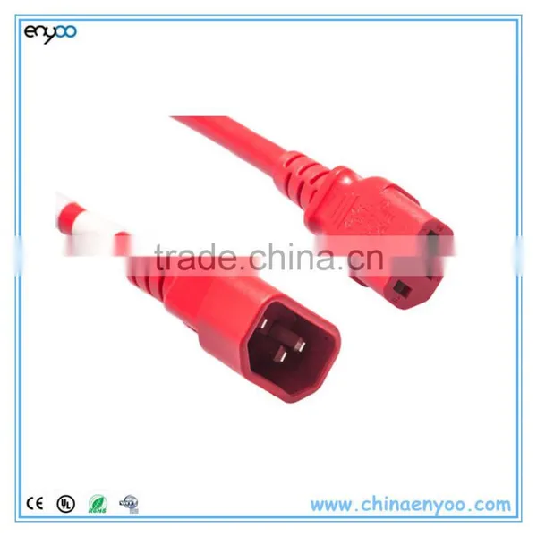 Color Cords Red CPU/PDU Power Cord - C14 to C13 - 10 Amp photo-2