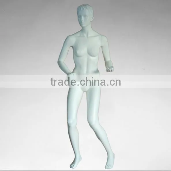 Fashion Fibreglass Running Mannequin Dressmaker Sport Model for Sale photo-6
