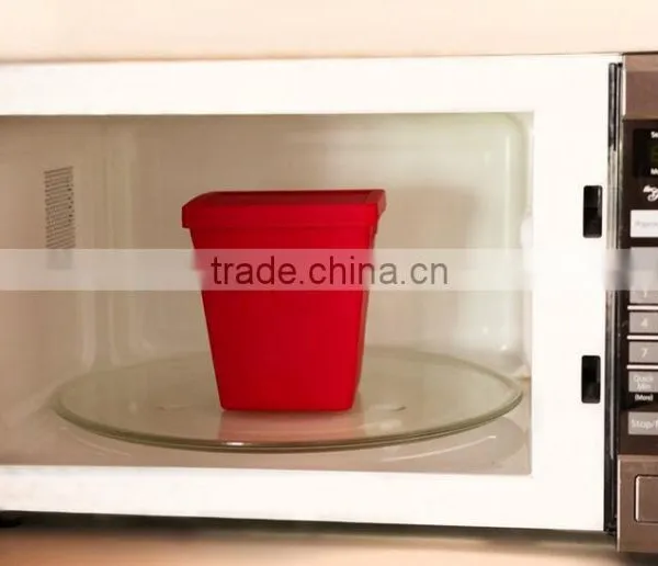Microwave Safe Printed Popcorn Bucket Silicone Popcorn Maker photo-2