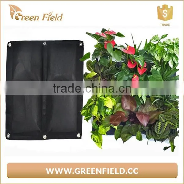 4 Pockets Vertical Garden Felt Strawberry Planters Grow Bags photo-6