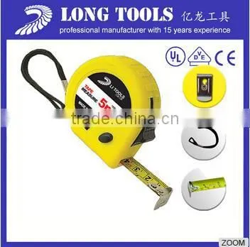 New Style 3m 5m Self-locking Carbon Steel Retractable Tape Measure Factory photo-2