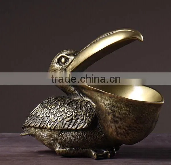 Funny Pelican Resin Decorative Storage Boxes photo-5