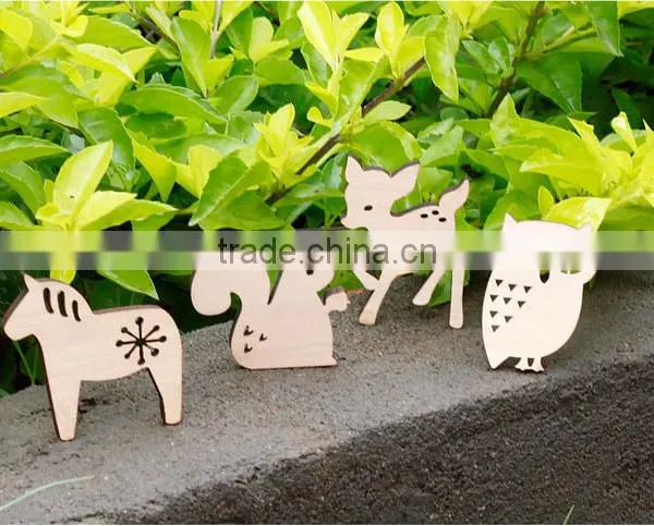 Natural Animal Wooden Fridge Magnets for Sale photo-4