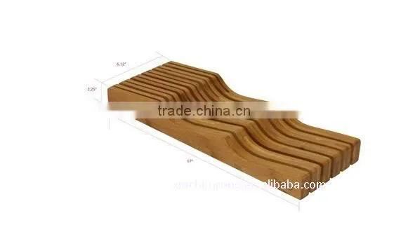 Bamboo Drawer Knife Block photo-2