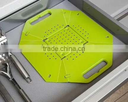 PP Plastic Food Grade Household Product Factory Wholesale Foldable Colander photo-4