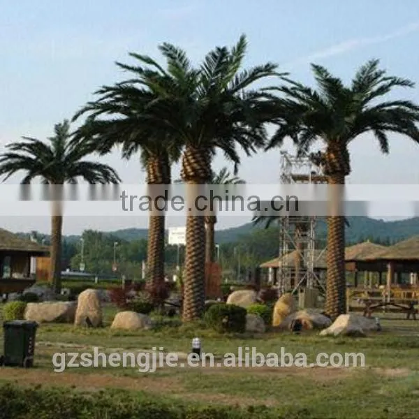 Artificial Large Palm Tree With Steel Plate for Decoration