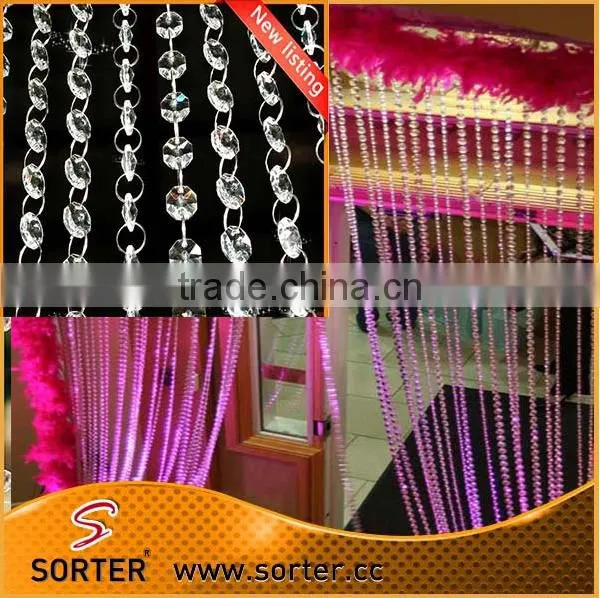 K9 Crystal Clear Hanging Bead Garland for Wedding Decorations photo-2