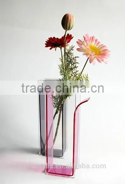 Wholesale Customized Chinese Classic Style Perspex Plexiglass Acrylic Flower Vase photo-6
