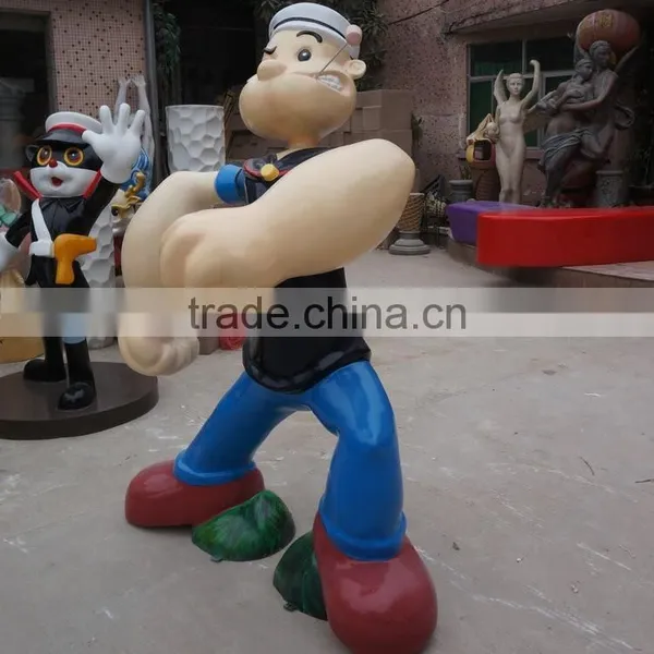 Customized Made FRP Strong Man Cartoon Character photo-3