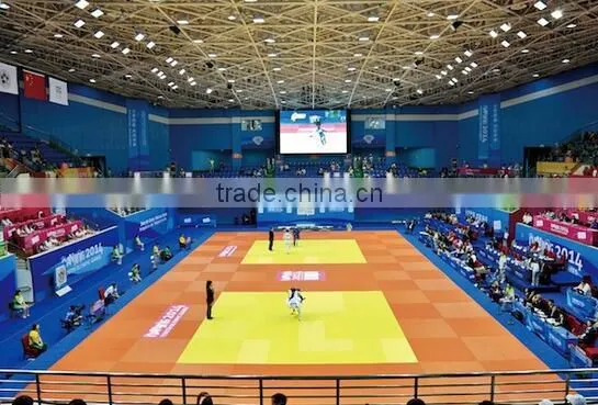 IJF BJJ Good Quality Shockproof Non Toxic Durable Hot Selling Vinyl Cover Judo Mat photo-3