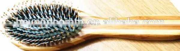 Boar Bristle Hair Brush ,Bamboo Brush, Massage Hair Comb, for All Hair Types