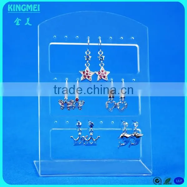 Good Quality Promotional L Shape Acrylic Earring Display Stand photo-6