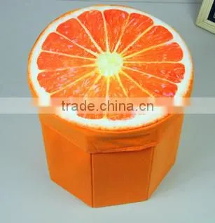 Small Size Cute Lint Folded Fruit Storage Box photo-3