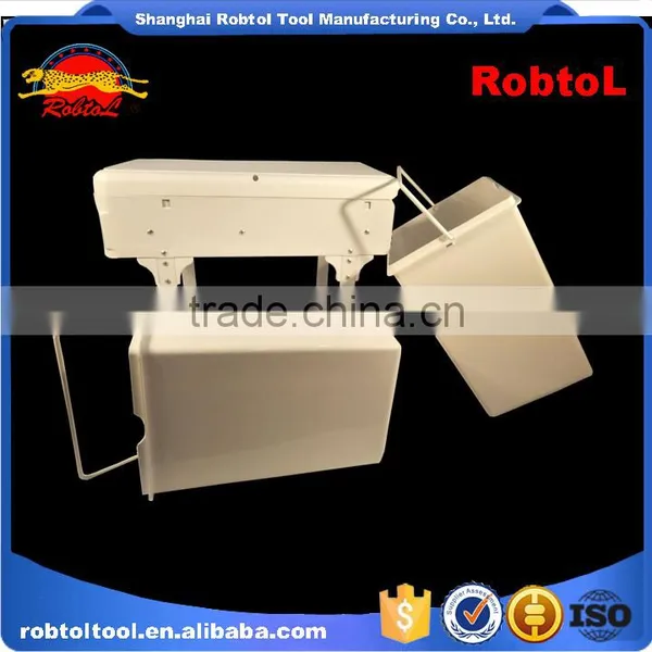2*11L Pull Out Kitchen Cabinet Waste Bin Garbage Can Trash Rubbish Dustbin photo-4