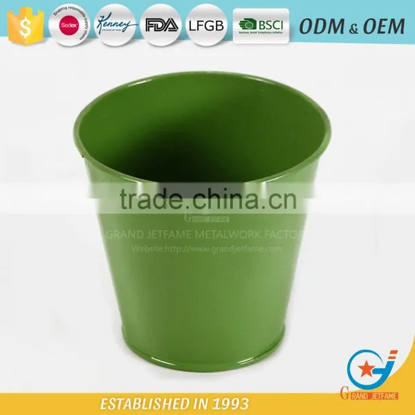 Garden Galvanized or Iron Giant Pots for Flower Galvanized Outdoor Metal Pots photo-2