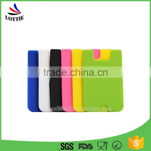 LOTTIE Supply Universal Silicone Rubber Credit Card Holder Simple Silicone Card Holder photo-4