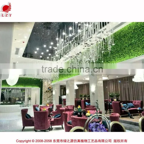 High Quality Plastic Green Wall Tiles Artificial Green Wall photo-4