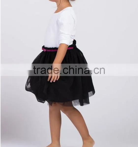 New Design Children's Tulle Skirt With Pleats Girls Kids Clothes Kid Clothing HSD5347 photo-2