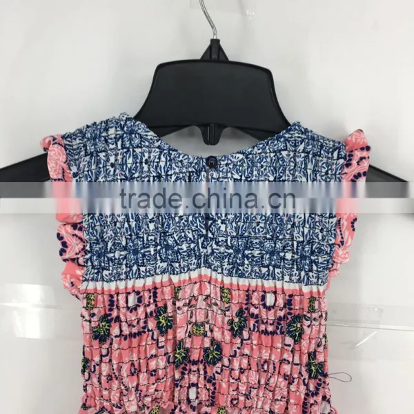 Girl Stock Floral Sleeveless Print Long Casual Dress photo-6