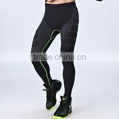 New Style Quick Dry Elastic Male Mens Sports Training Fitness Skinny Compresssion Tights Wholesale photo-3
