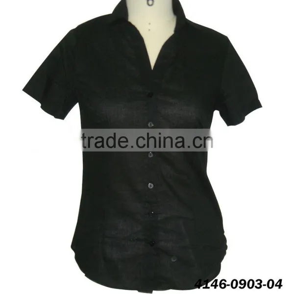 Wholesale Fashion Ladies Fashion Cotton Blouse