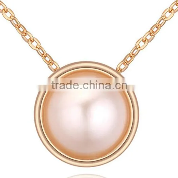 High End Semi-precious Pearl Pendant Necklace Fashion Natural Pearl Pendant Necklace for Her Gifts photo-2