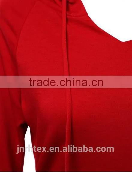 Custom Made Blank Elongated Solid Color Pullover Hoodies photo-5
